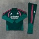 Real Madrid Tracksuit 2026-27 - 1-4 Zip Grønn Rød