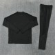 Real Madrid Tracksuit 2026-27 - 1-4 Zip Svart