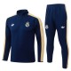 Real Madrid Tracksuit Barn 2026-27 - 1-4 Zip Blå