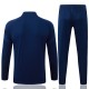 Real Madrid Tracksuit Barn 2026-27 - 1-4 Zip Blå