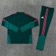 Real Madrid Tracksuit Barn 2026-27 - 1-4 Zip Grønn Rød