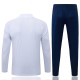Real Madrid Tracksuit Barn 2026-27 - 1-4 Zip Hvit