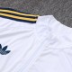 Real Madrid Tracksuit Barn 2026-27 - 1-4 Zip Hvit