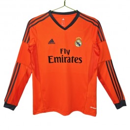 Real Madrid Tredjedraktsett Retro 2013-2014 Langermet Fotballdrakter
