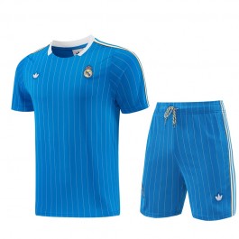 Real Madrid Treningsdrakt + Shorts 2026-27 Blå
