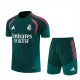 Real Madrid Treningsdrakt + Shorts Barn 2026-27 Grønn Rød