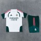 Real Madrid Treningsdrakt + Shorts Barn 2026-27 Hvit