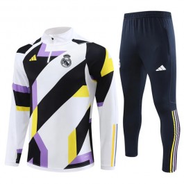 Real Madrid Treningsdresser 2023-24 - 1-4 Zip Svart Purple
