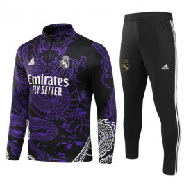 Real Madrid Treningsdresser 2024-25 - 1-4 Zip Dragon Purple