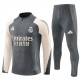 Real Madrid Treningsdresser 2024-25 - 1-4 Zip Grå