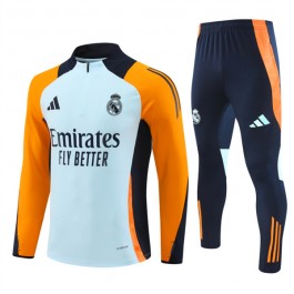 Real Madrid Treningsdresser 2024-25 - 1-4 Zip Orange