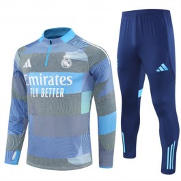 Real Madrid Treningsdresser 2025-26 - 1-4 Zip Blå