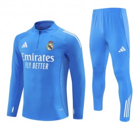 Real Madrid Treningsdresser 2025-26 - 1-4 Zip Blå