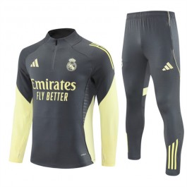 Real Madrid Treningsdresser 2025-26 - 1-4 Zip Grå
