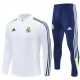 Real Madrid Treningsdresser 2025-26 - 1-4 Zip Hvit