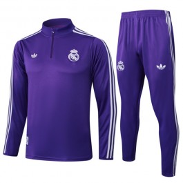 Real Madrid Treningsdresser 2025-26 - 1-4 Zip Purple