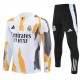 Real Madrid Treningsdresser Barn 2024-25 - 1-4 Zip Gul