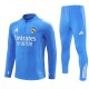 Real Madrid Treningsdresser Barn 2025-26 - 1-4 Zip Blå