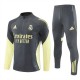 Real Madrid Treningsdresser Barn 2025-26 - 1-4 Zip Grå