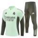 Real Madrid Treningsdresser Barn 2025-26 - 1-4 Zip Grønn