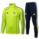 Real Madrid Treningsdresser Barn 2025-26 - 1-4 Zip Grønn