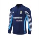 Real Madrid Treningsgenser 2003-04 - 1-4 Zip Retro Blå
