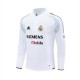 Real Madrid Treningsgenser 2004-05 - 1-4 Zip Retro Hvit