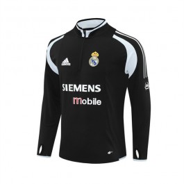 Real Madrid Treningsgenser 2004-05 - 1-4 Zip Retro Svart