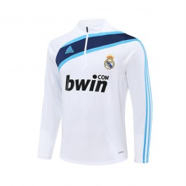 Real Madrid Treningsgenser 2005-06 - 1-4 Zip Retro Hvit