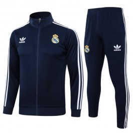 Real Madrid Treningsjakke Dresser 2024-25 - Dark Blå