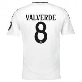 Real Madrid Valverde 8 Hjemmedrakt 2024-2025 Fotballdrakter