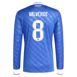 Real Madrid Valverde 8 Tredjedrakt 2025-2026 L/S Fotballdrakter
