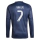 Real Madrid Vini Jr. 7 Bortedrakt 2025-2026 L/S Fotballdrakter