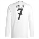 Real Madrid Vini Jr. 7 Hjemmedrakt 2024-2025 L/S Fotballdrakter