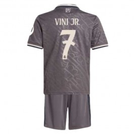 Real Madrid Vini Jr. 7 Tredjedrakt Barn 2024-2025 Fotballdrakter
