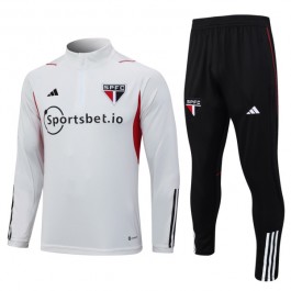São Paulo FC Treningsdresser 2023-24 - 1-4 Zip Grå