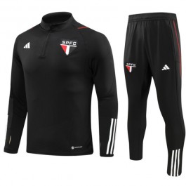 São Paulo FC Treningsdresser 2023-24 - 1-4 Zip Svart