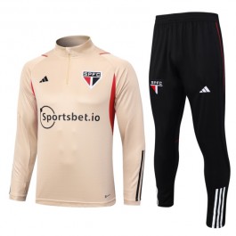 São Paulo FC Treningsdresser 2023-24 - 1-4 Zip Svart