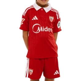 Sevilla FC Bortedrakt Barn 2025-2026 Fotballdrakter