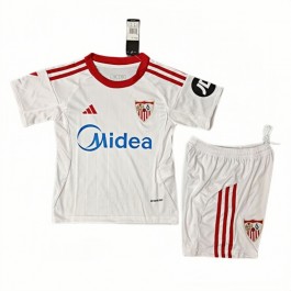 Sevilla FC Hjemmedrakt Barn 2025-2026 Fotballdrakter
