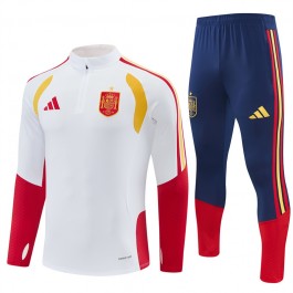 Spania Tracksuit 2026-27 - 1-4 Zip Hvit