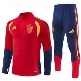 Spania Tracksuit 2026-27 - 1-4 Zip Rød