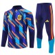 Spania Tracksuit Barn 2026-27 - 1-4 Zip Blå Spania Tracksuit Barn 2026-27 - 1-4 Zip Blå
