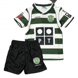 Sporting CP Hjemmedrakt Barn Retro 2001-2003 Fotballdrakter