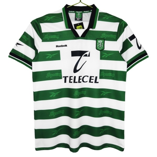 Sporting CP Hjemmedraktsett Retro 1999-2000 Fotballdrakter Sporting CP Hjemmedraktsett Retro 1999-2000 Fotballdrakter