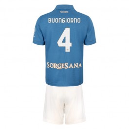 SSC Napoli Buongiorno 4 Hjemmedrakt Barn 2026-2027