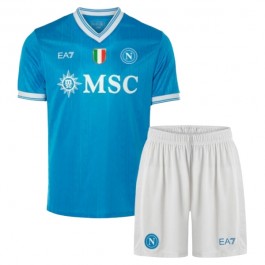 SSC Napoli Hjemmedrakt Barn 2025-2026 Fotballdrakter