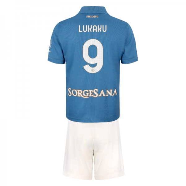 SSC Napoli Lukaku 9 Hjemmedrakt Barn 2026-2027 SSC Napoli Lukaku 9 Hjemmedrakt Barn 2026-2027