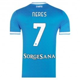 SSC Napoli Neres 7 Hjemmedrakt 2025-2026 Fotballdrakter