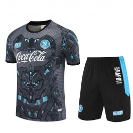 SSC Napoli Trenings-T-skjortedress Barn 2025-26 - Shorts Grå